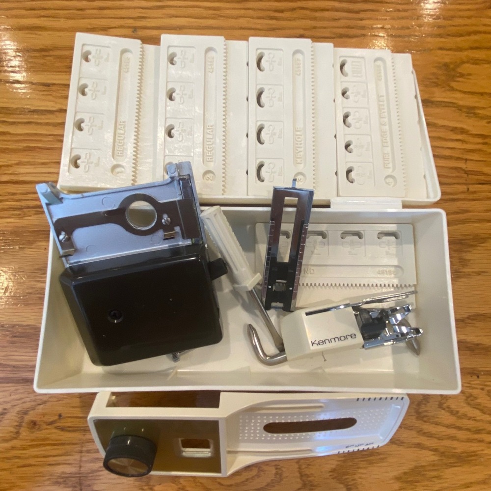 Kenmore Sewing Machine Attachment Kit Buttonhole Walking Foot